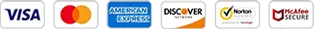 Payment methods and security badges